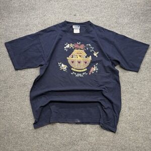 Endless Designs Noah's Ark Men's Shirt "and They Came Two By Two" Vintage Bible